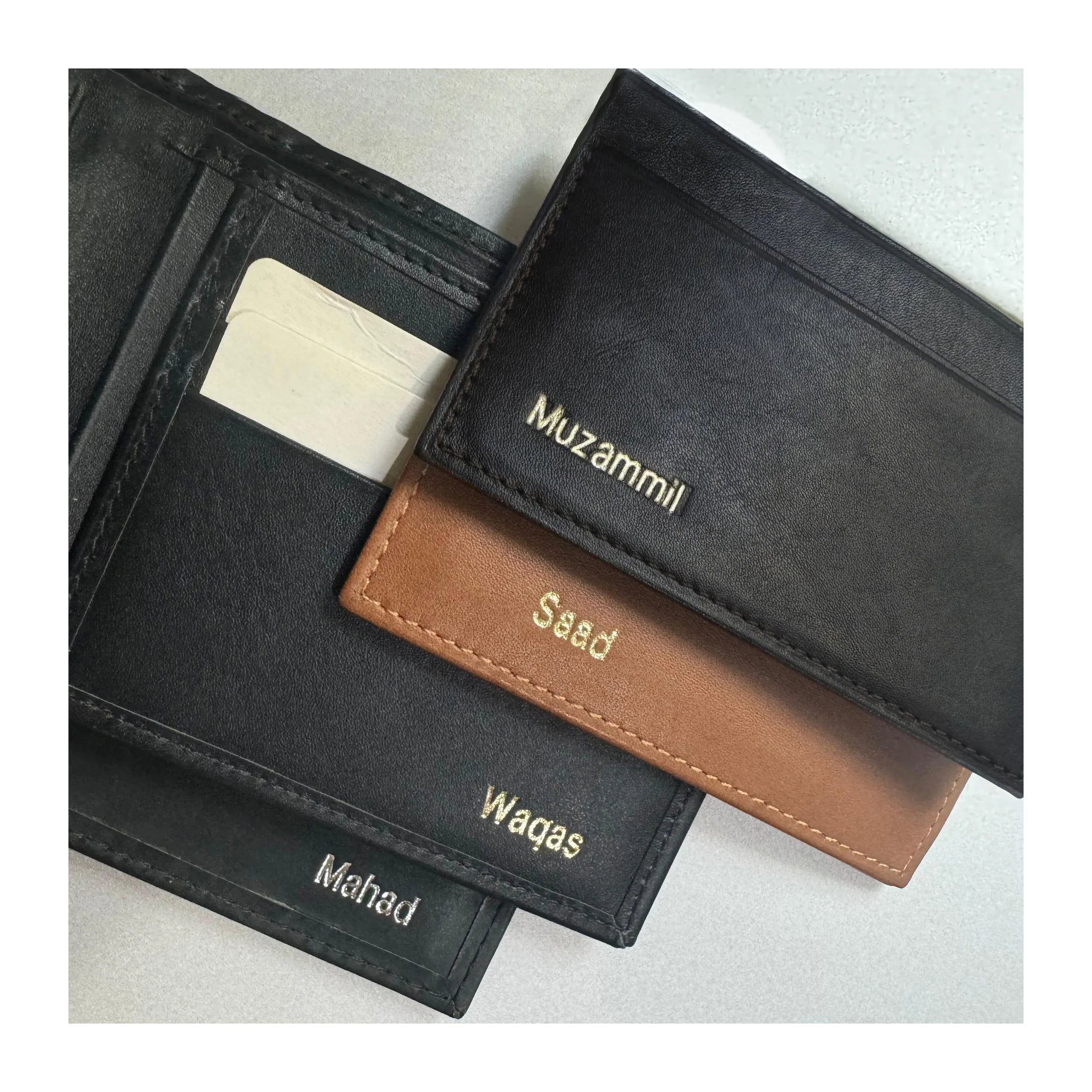 Men's Leather Wallet With Six Card Slots