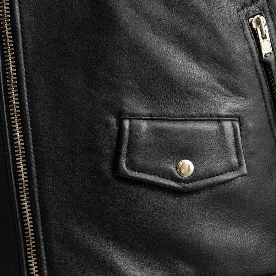 Men's Motorcycle Leather Biker Jacket