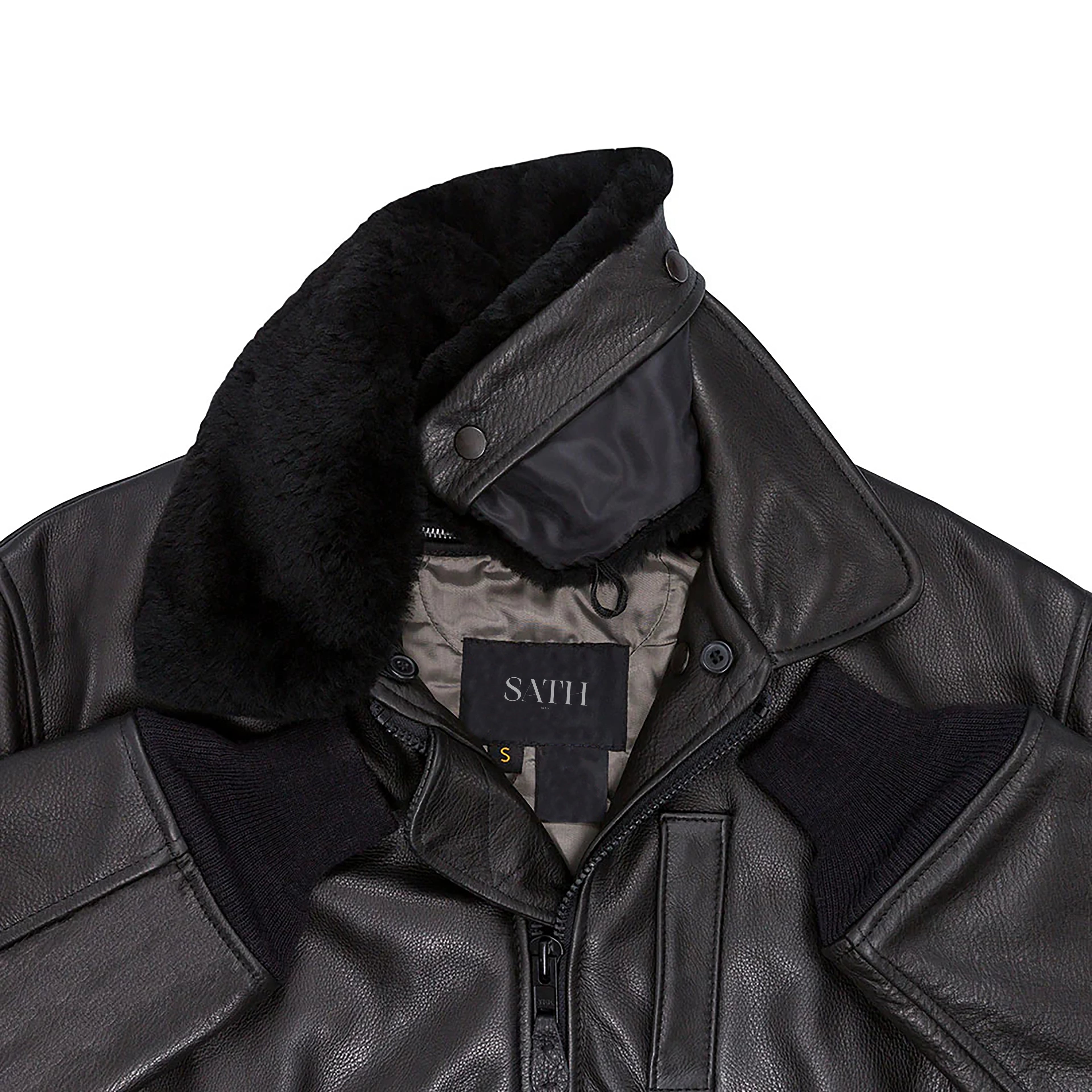 B-15 Leather Flight Bomber Jacket