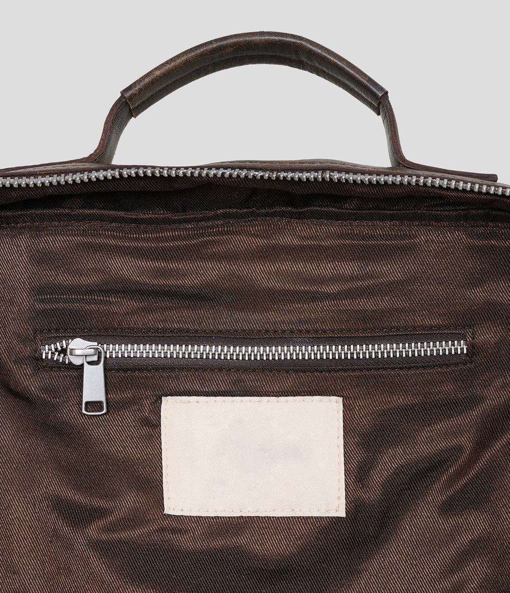 Columbus Leather Laptop Backpack