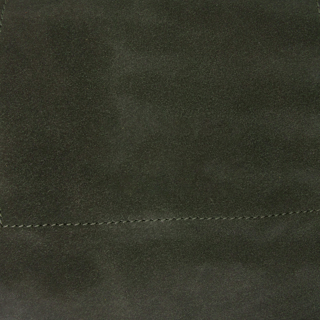 Women Dark Green Cow Suede Everyday Tote Bag