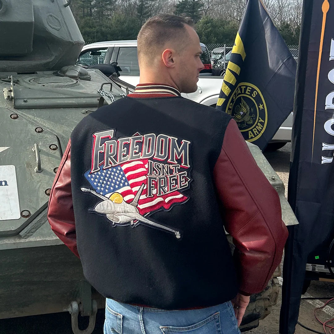 Freedom Isn't Free Men's Varsity Jacket