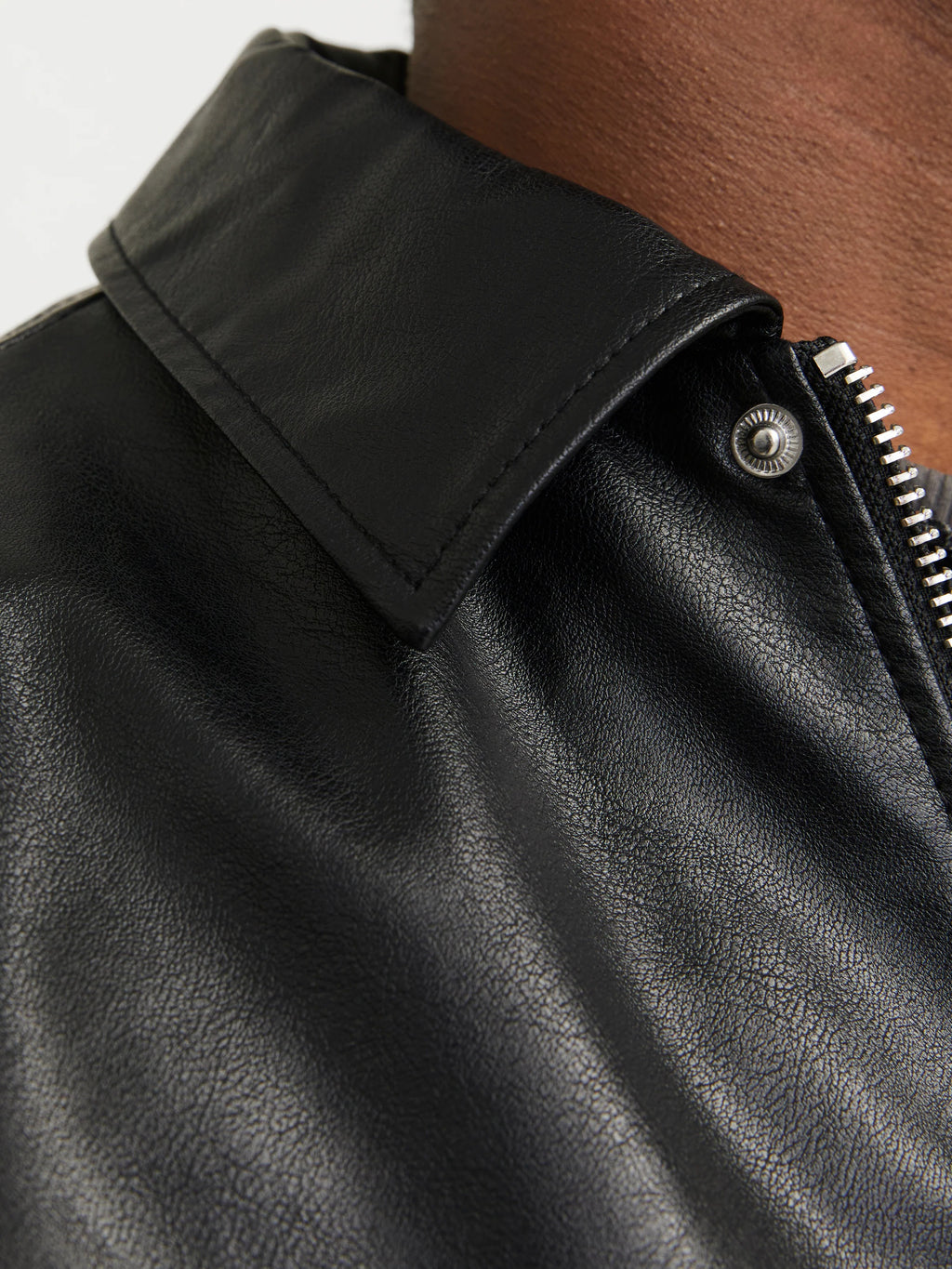 JCOChrome Men's Leather Jacket