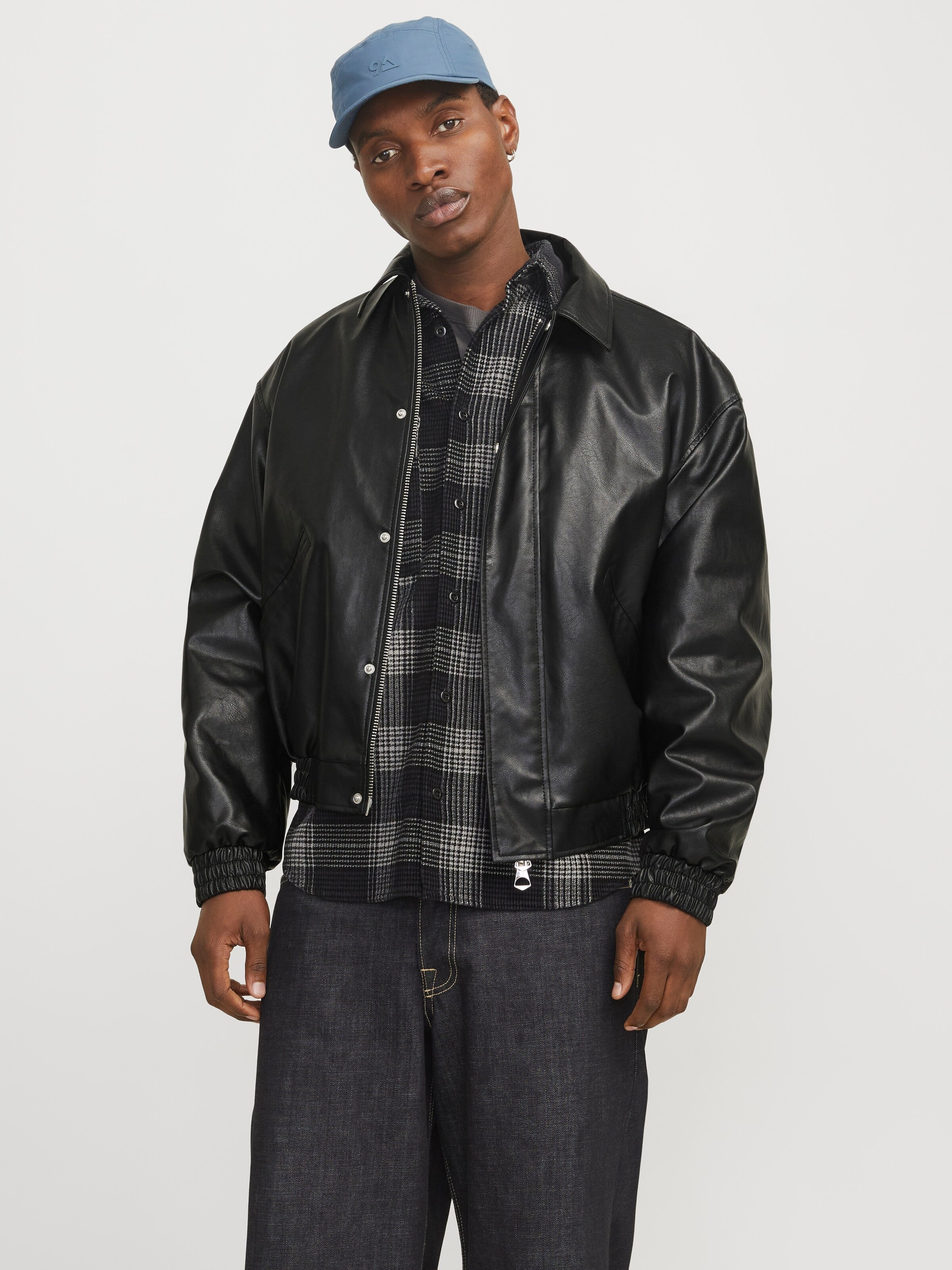 JCOChrome Men's Leather Jacket