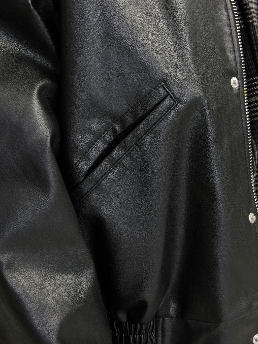 JCOChrome Men's Leather Jacket
