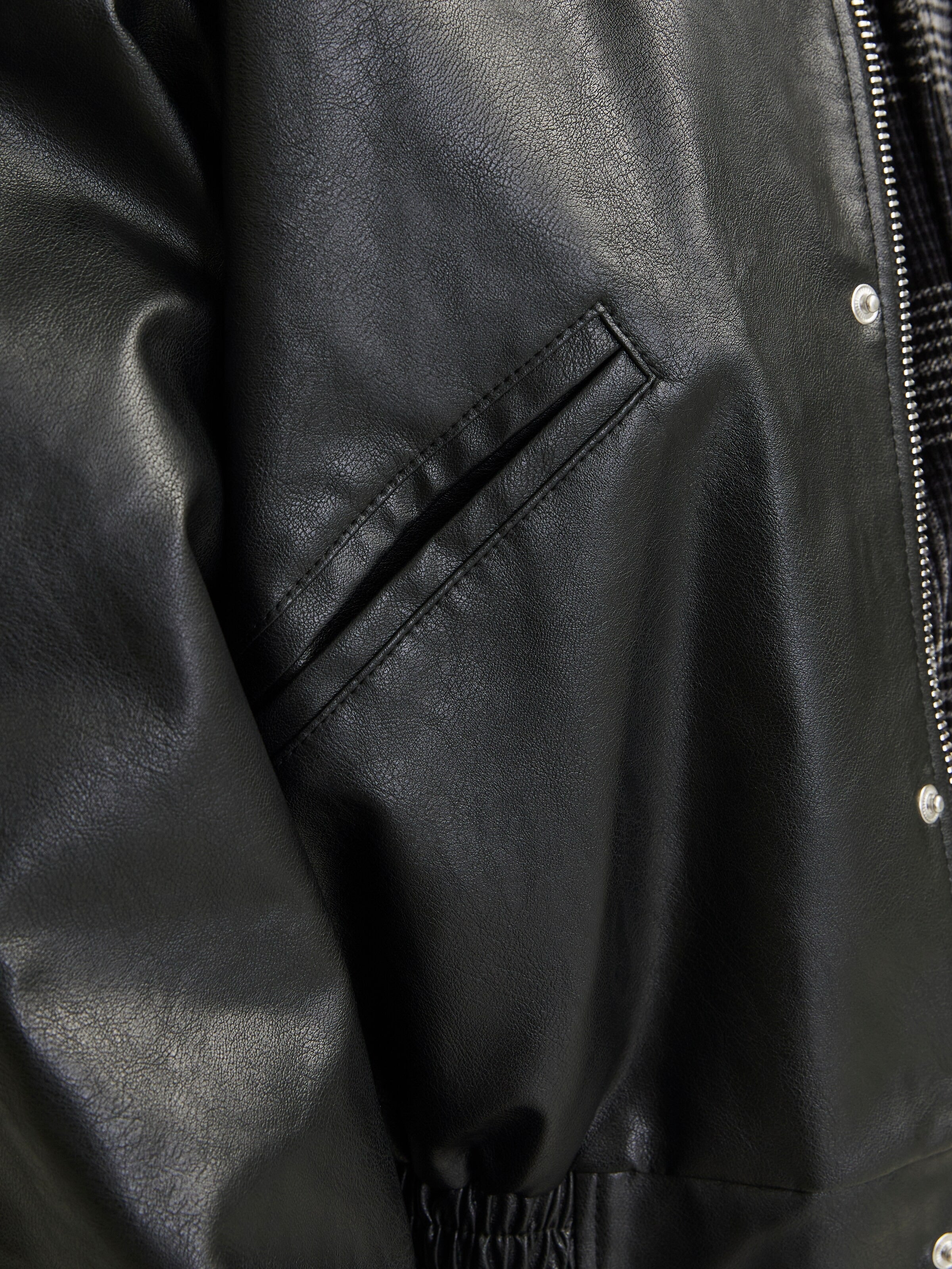 JCOChrome Men's Leather Jacket