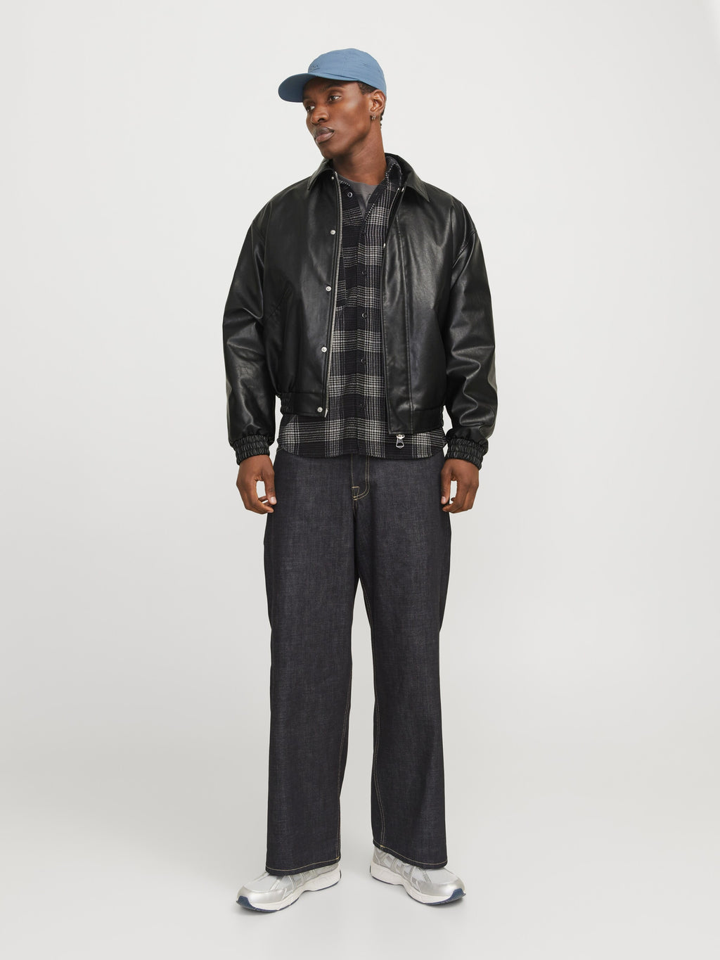 JCOChrome Men's Leather Jacket