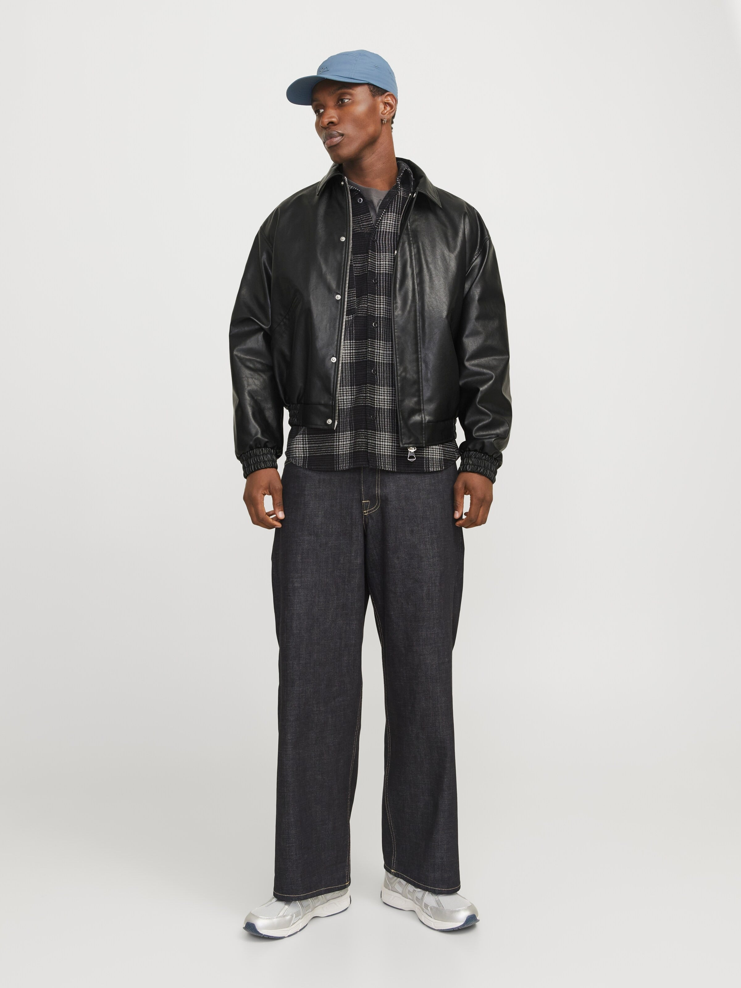 JCOChrome Men's Leather Jacket