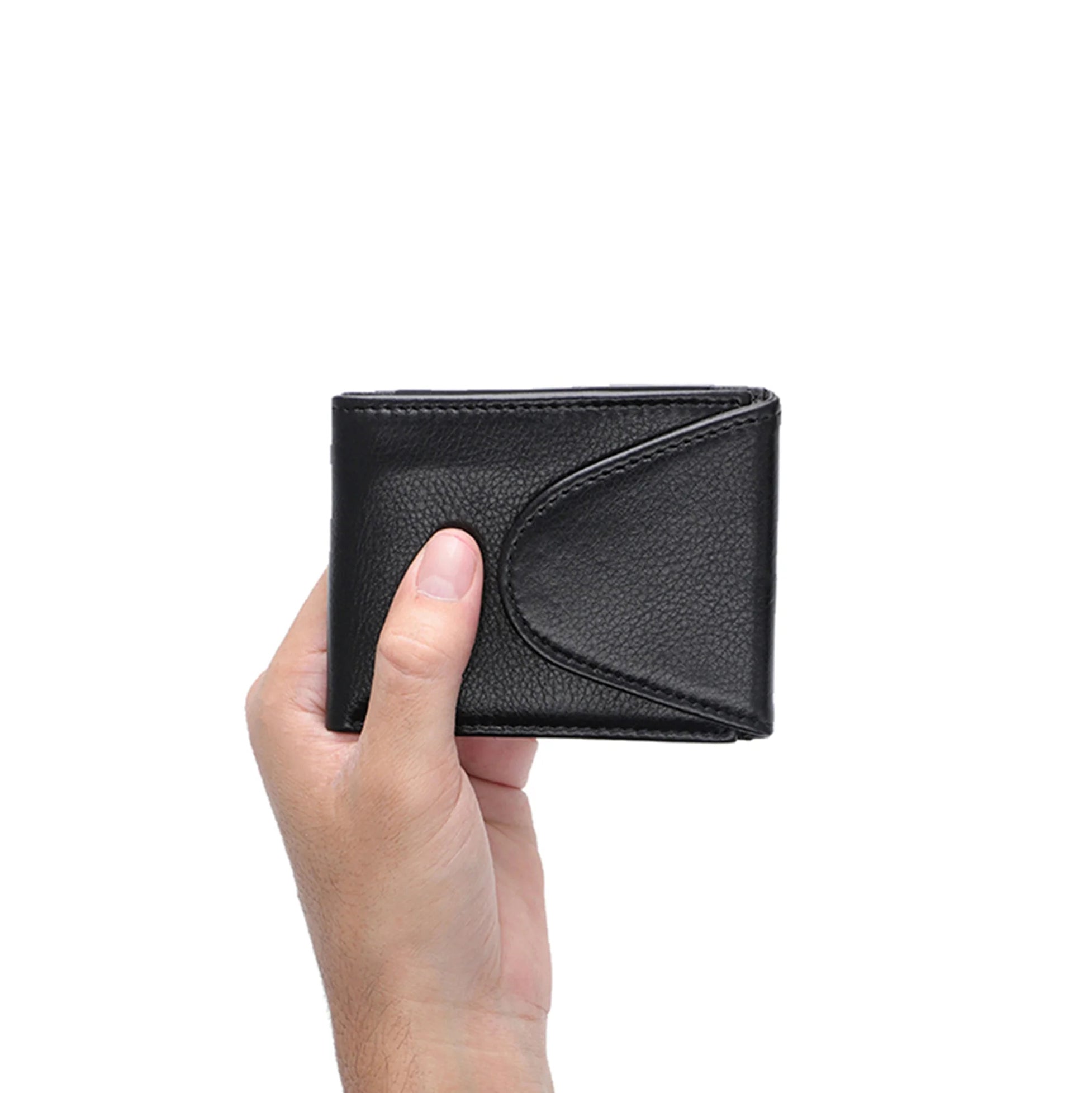 Men's Leather Wallet With Six Card Slots