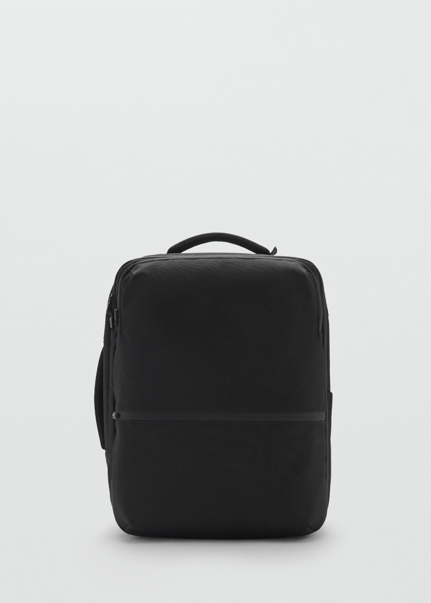 Men Adjustable Multi Features Leather Backpack