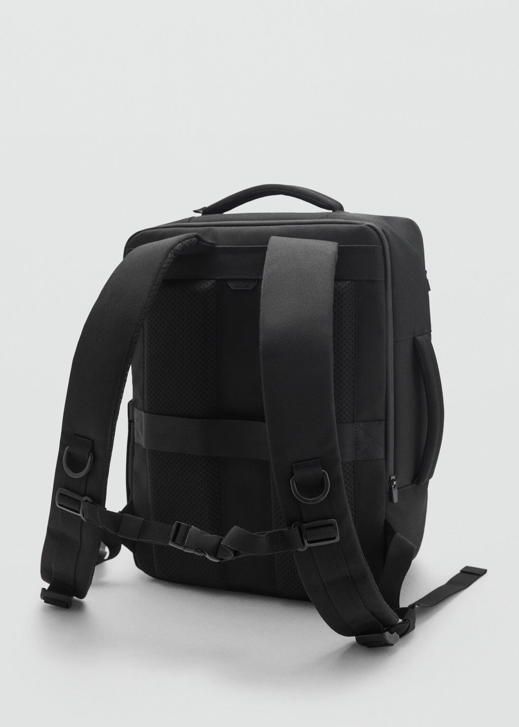 Men Adjustable Multi Features Leather Backpack