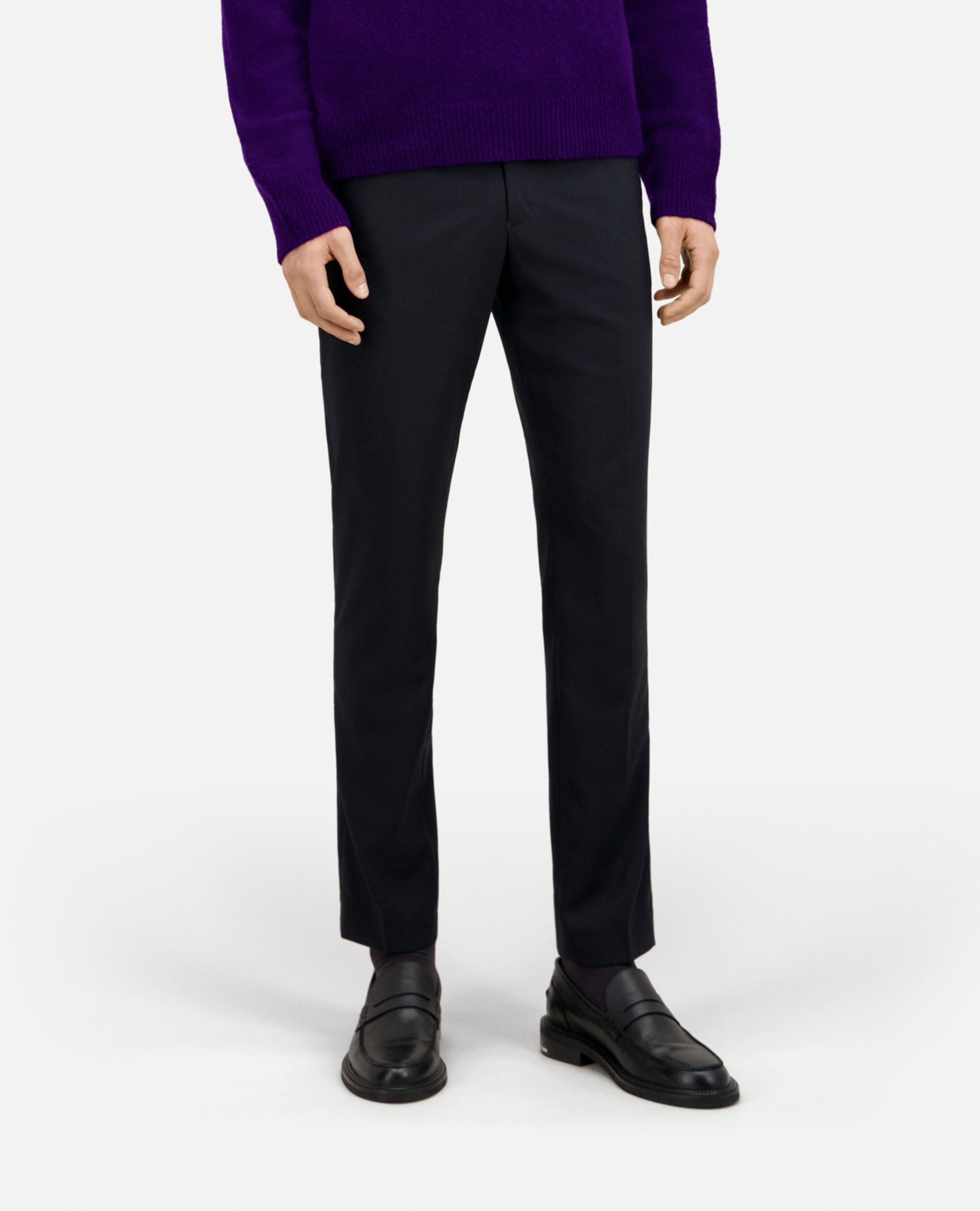 Men Loafers in Black Leather