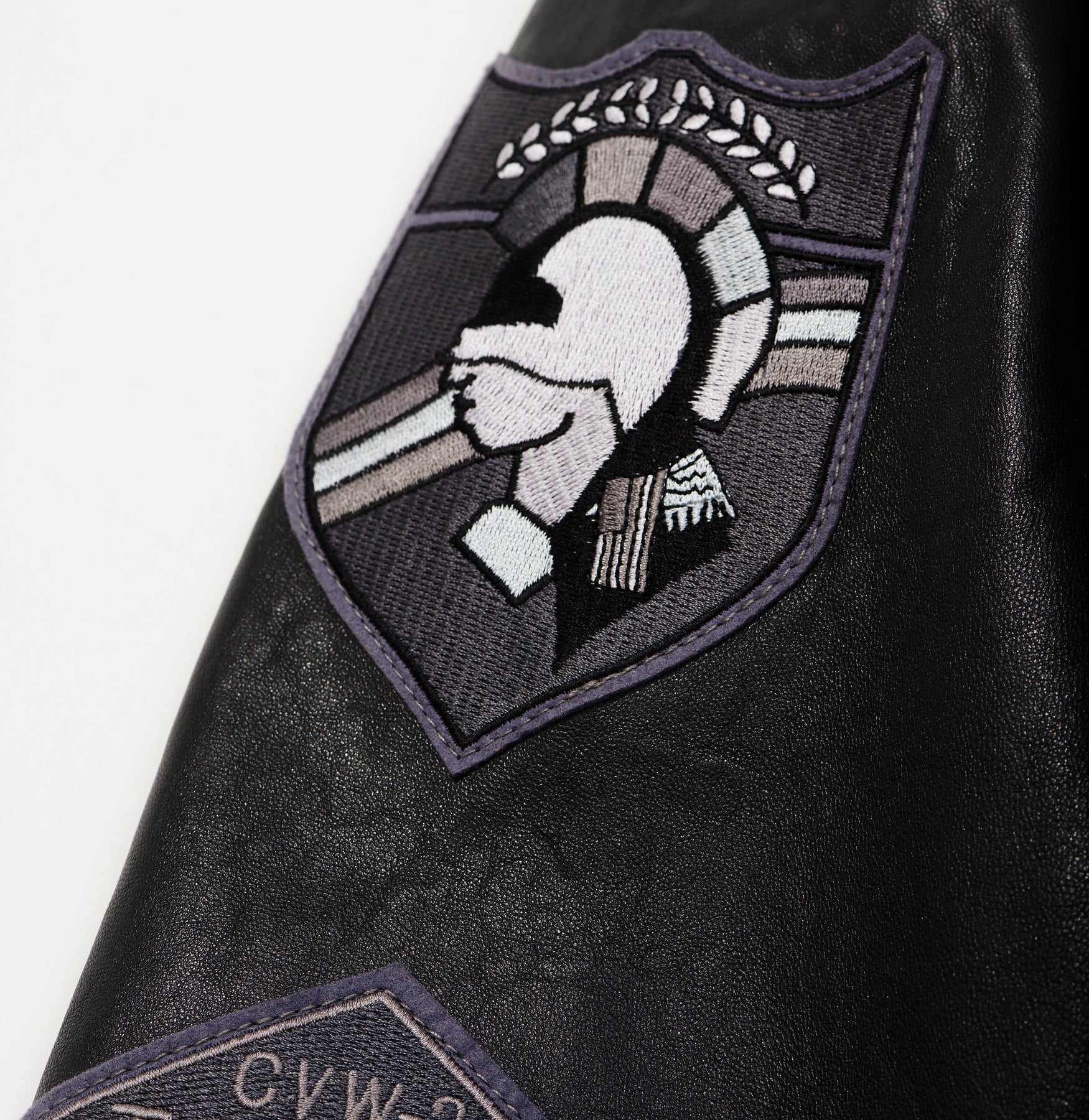 Chaqueta universitaria de cuero Avirex G1 para hombre