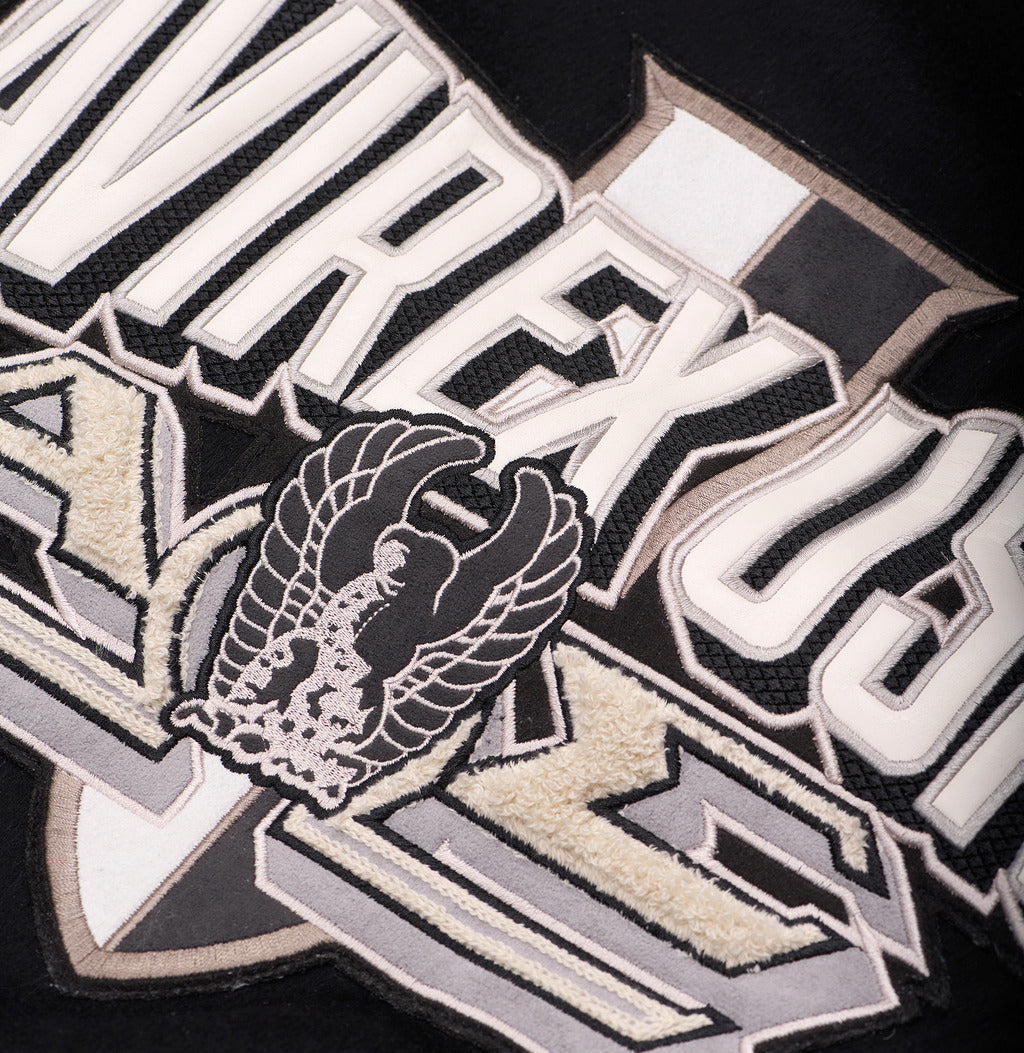 Men's Avirex OMEGA Wool Leather Varsity Jacket