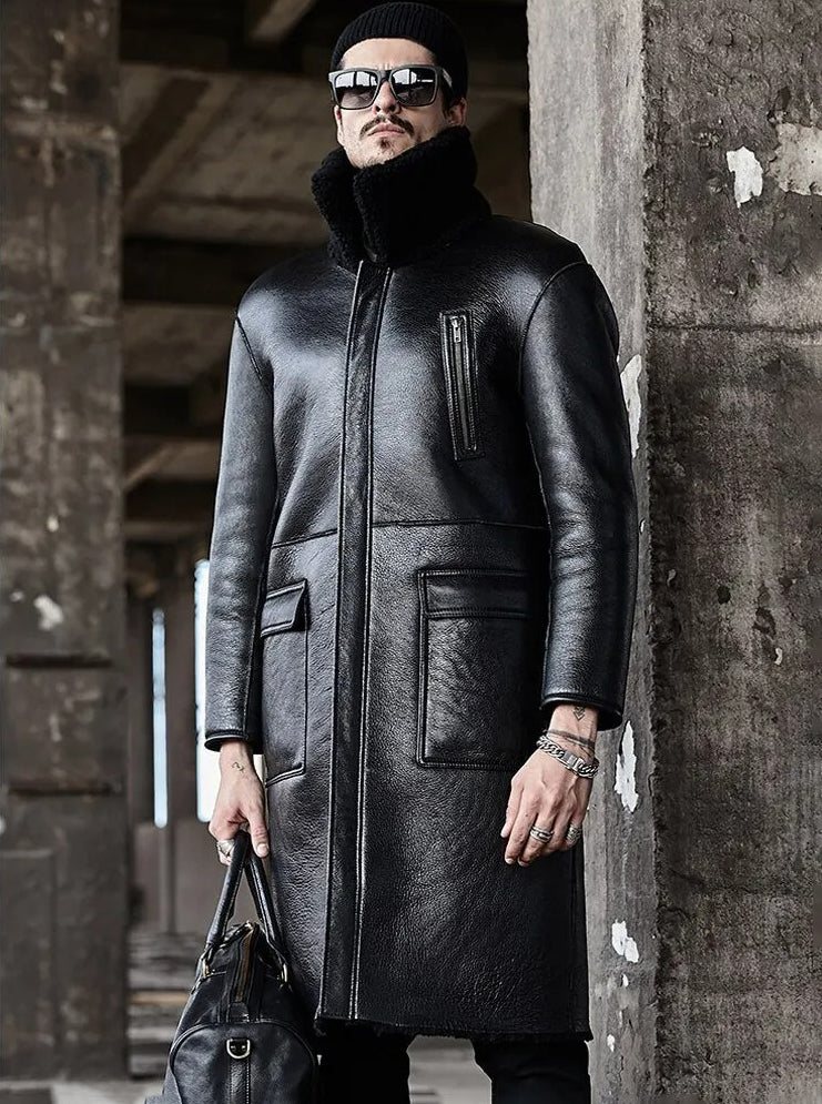Men's B3 Double-Faced Fur & Shearling Coat