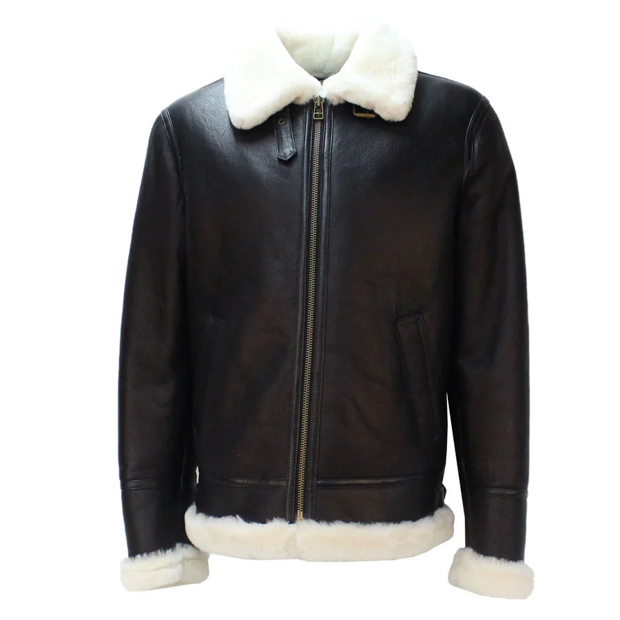 Men's B3 Memphis Belle Sheepskin Flying Jacket  Brown / Ginger