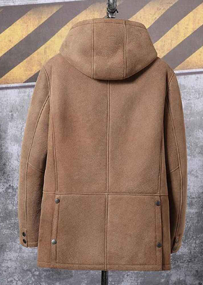 Men's B3 New Winter Long Fur & Shearling Coat
