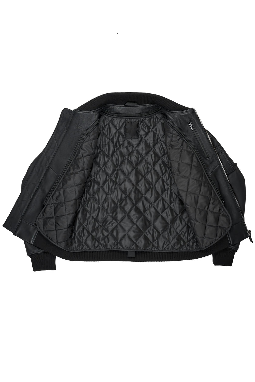 Men's Black Falcon Leather Aviator Jacket