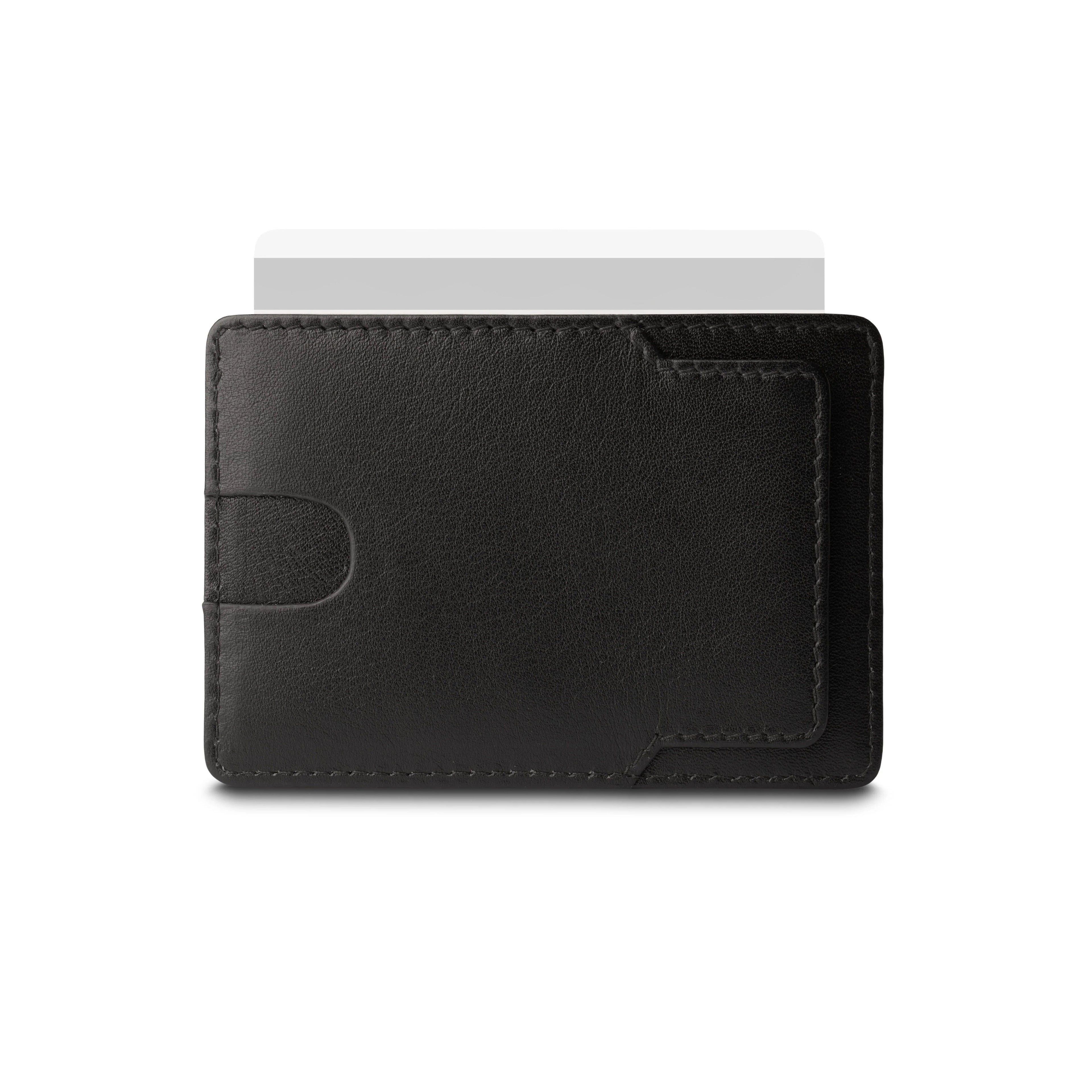 Men's Black RFID Leather Card Holder
