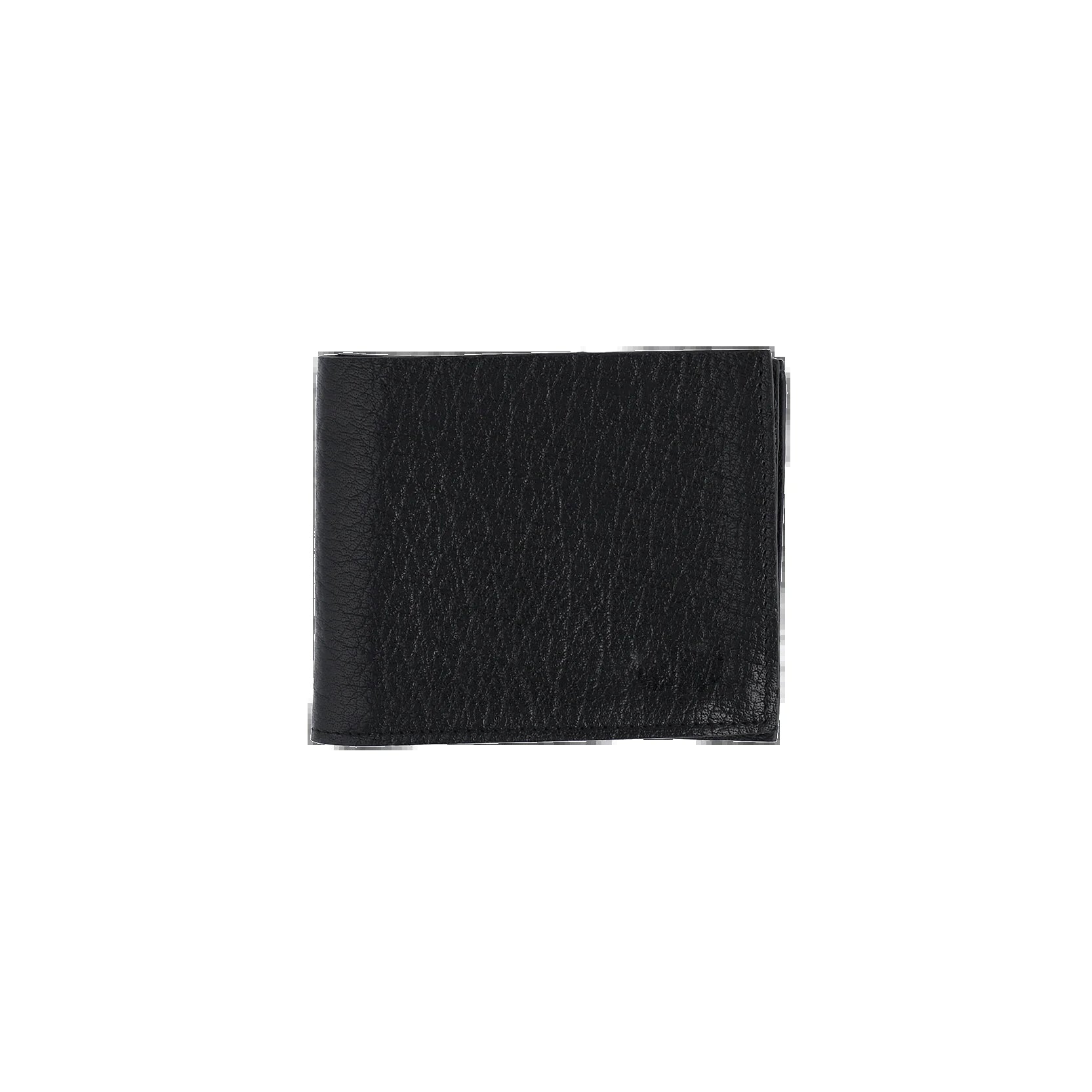 Men's Black and Gray Leather Wallet With ID Window