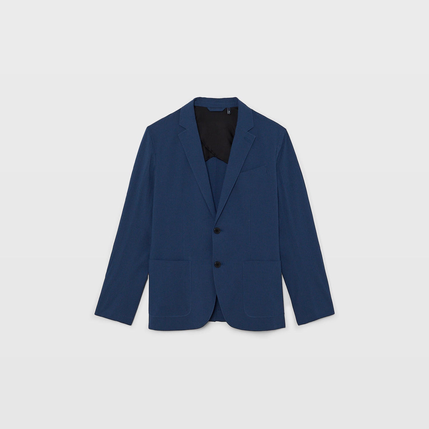 Men's Blue Slim Fit Cotton Blazer