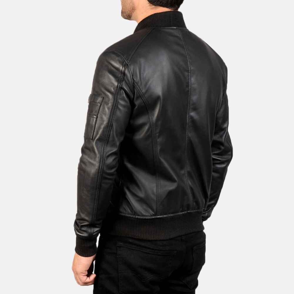 Men's Bomber Leather Jacket