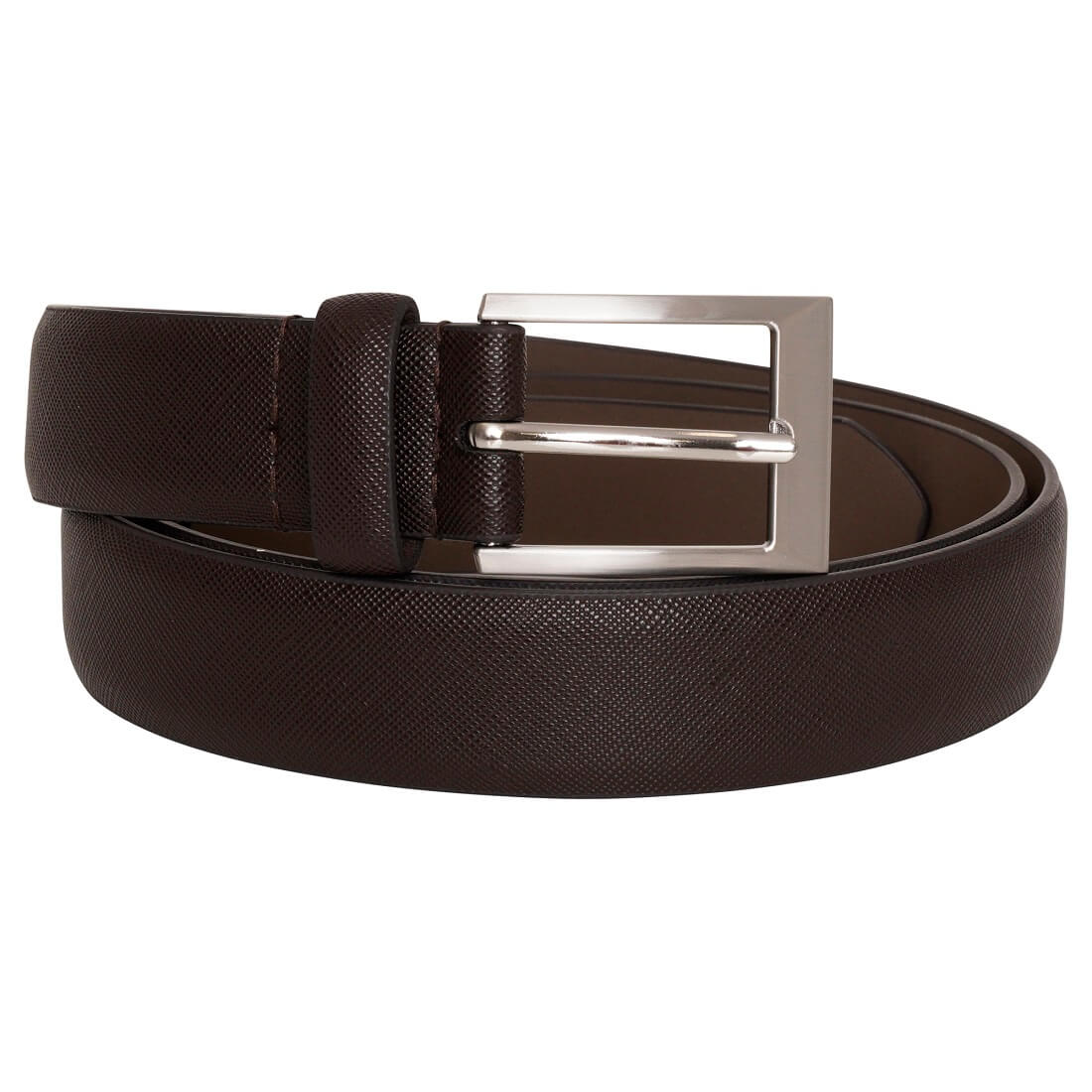 Men’s Brown Faux Leather Belt