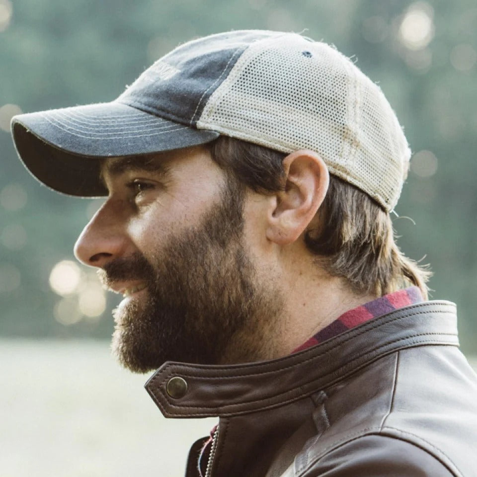 Braune Motorradjacke aus Leder für Herren