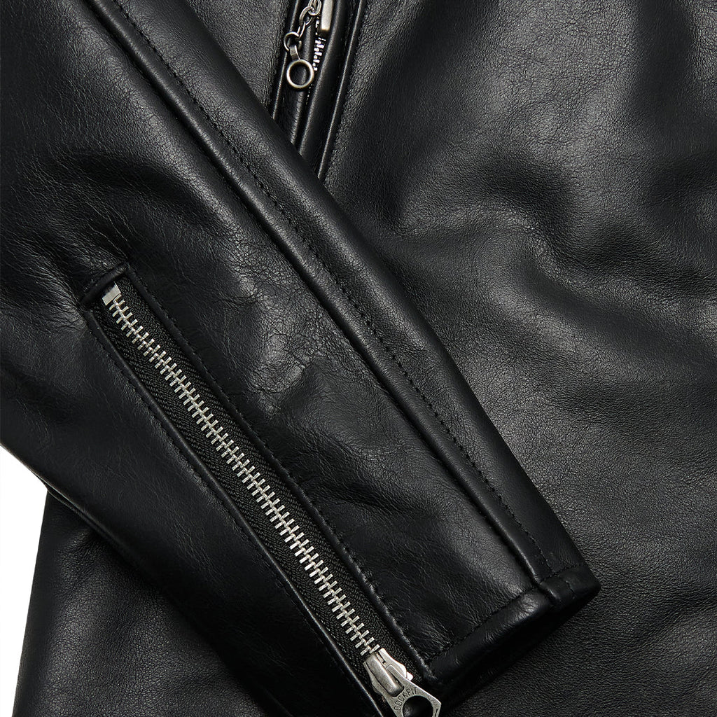 Men's CP Racer Jacket in Horsehide Motorcycle Leather Jacket