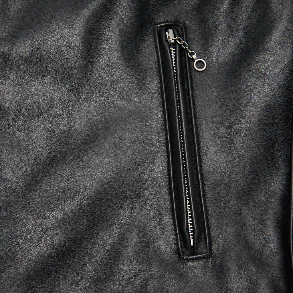 Men's CP Racer Jacket in Horsehide Motorcycle Leather Jacket