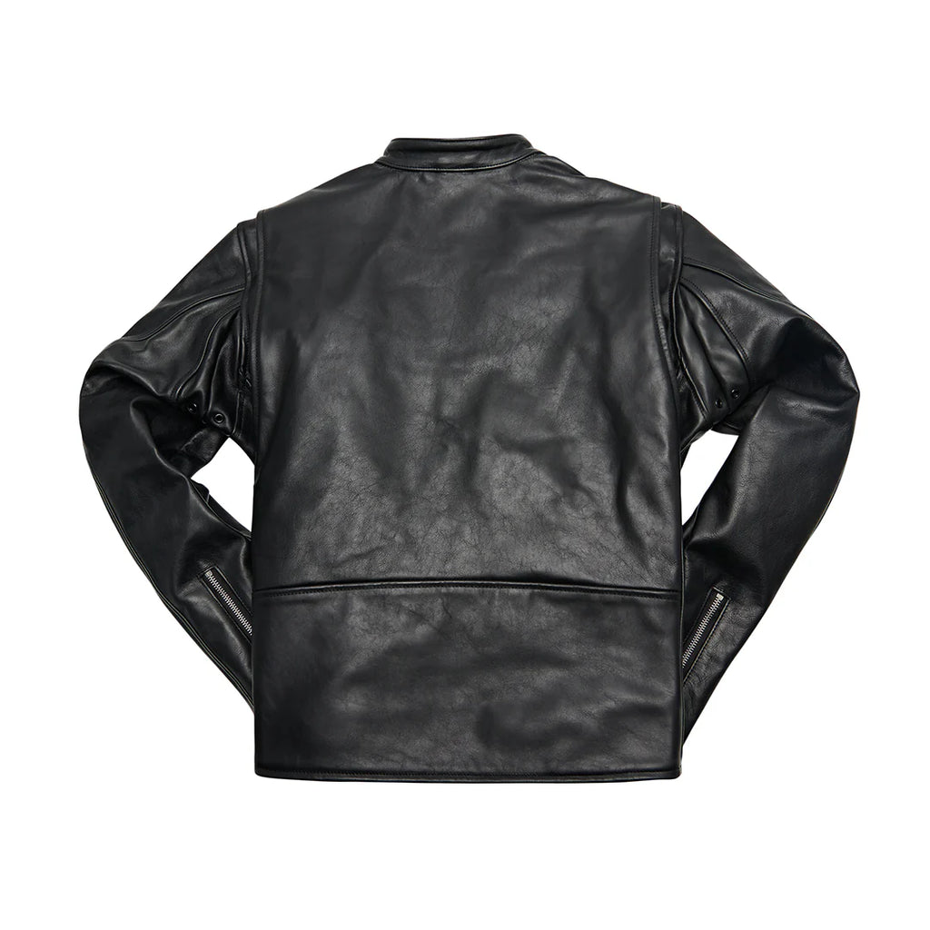 Men's CP Racer Jacket in Horsehide Motorcycle Leather Jacket