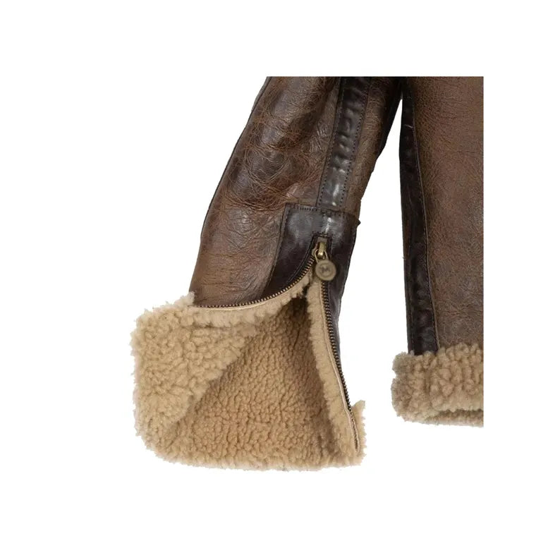 Men's Classic B3 Shearling Aviator Leather Jacket