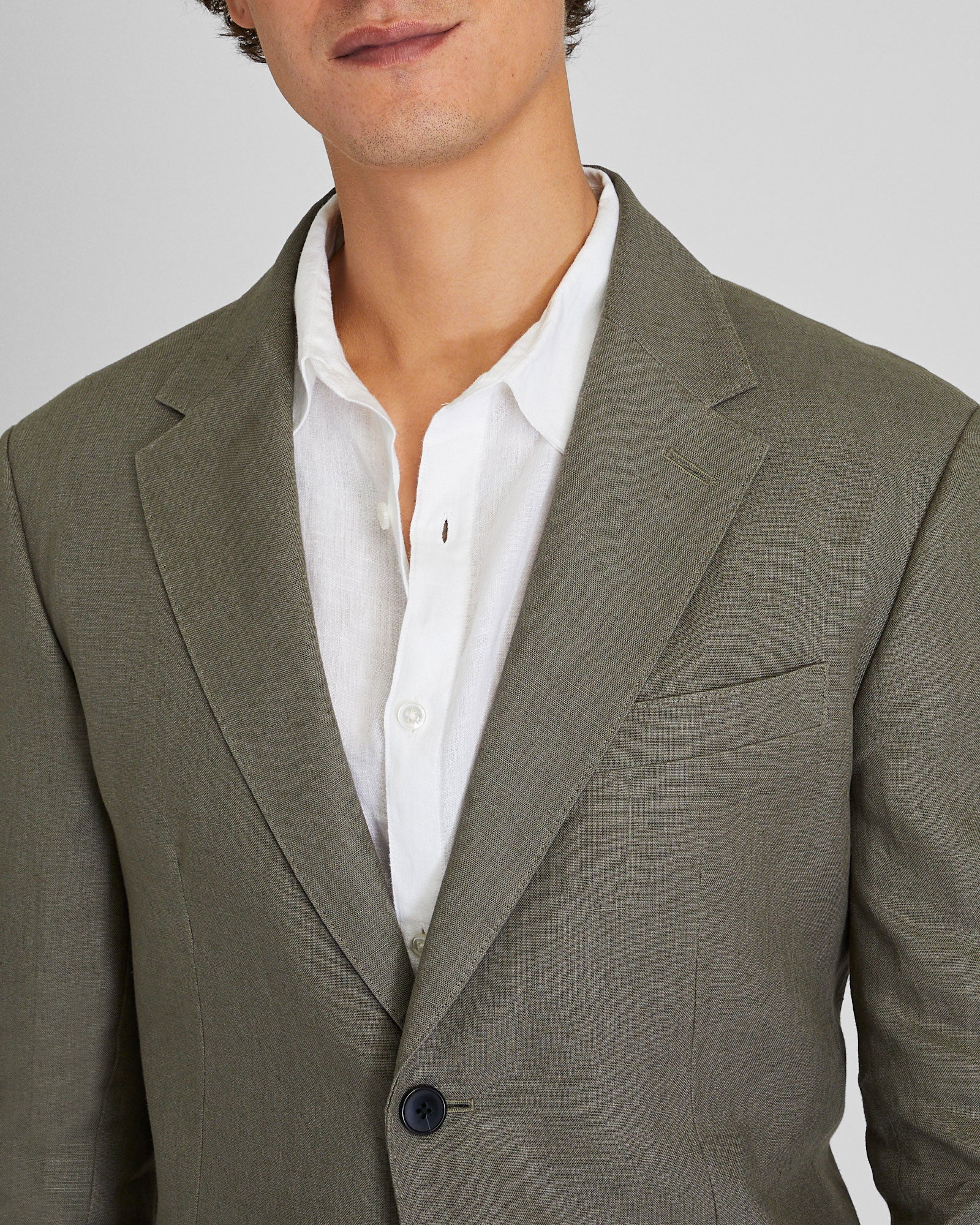 Men's Comfortable Fit Linen Blazer