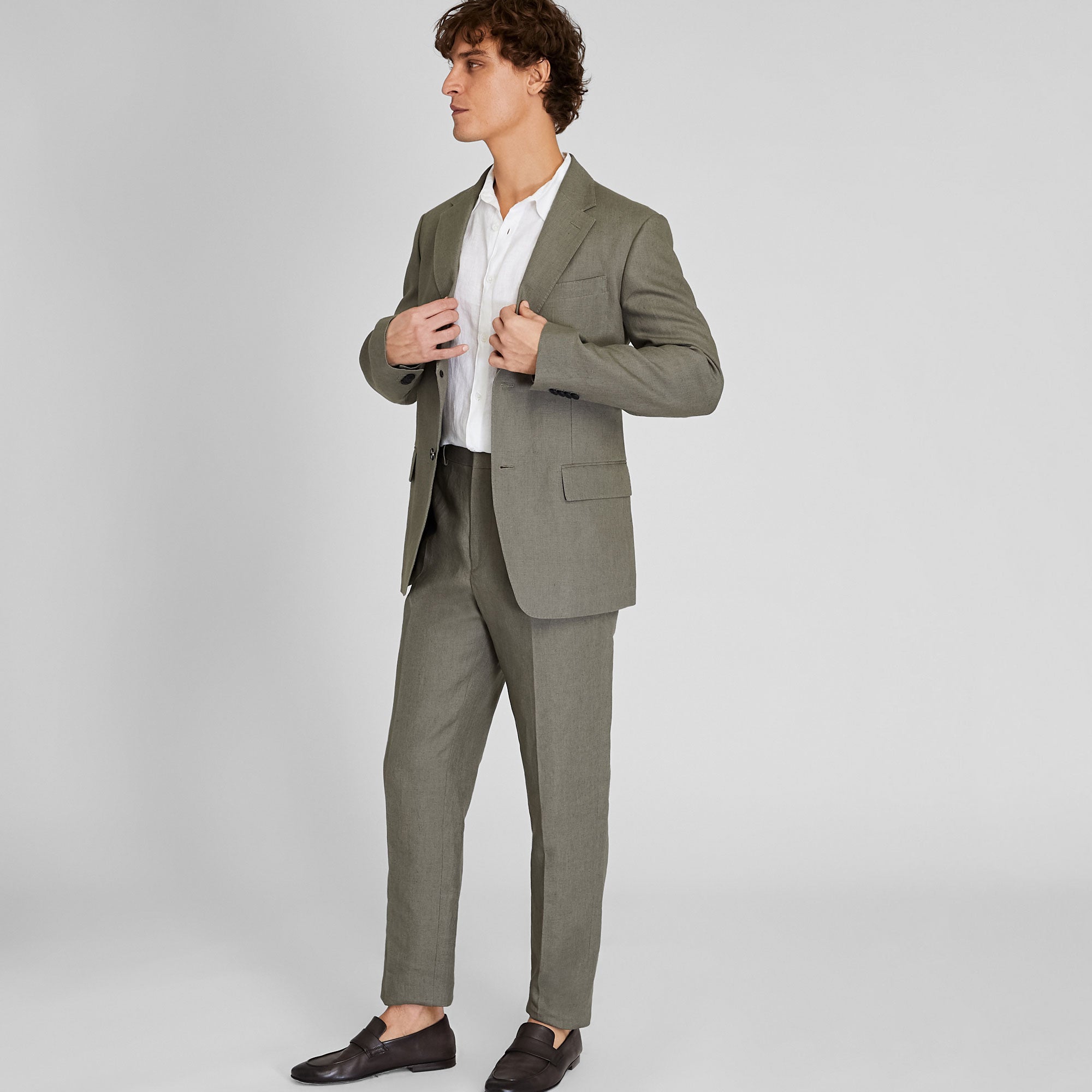 Men's Comfortable Fit Linen Blazer