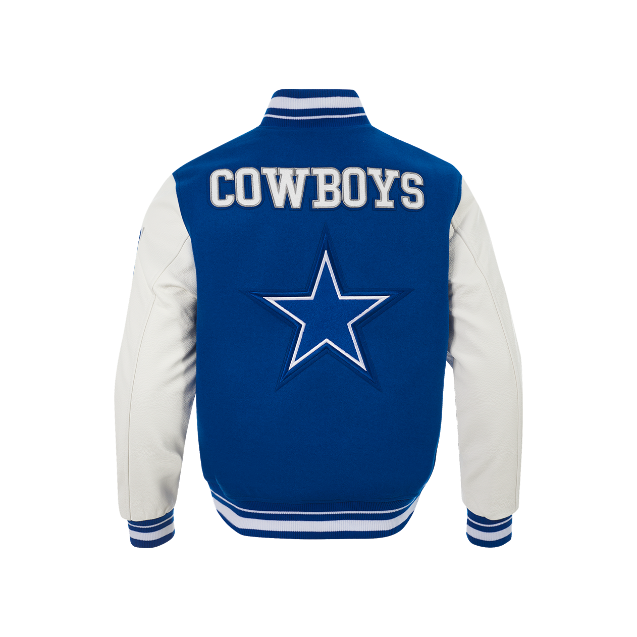Men's DALLAS COWBOYS RETRO Rib Wool Varsity Jacket