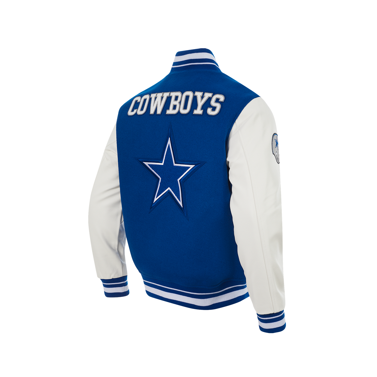 Men's DALLAS COWBOYS RETRO Rib Wool Varsity Jacket