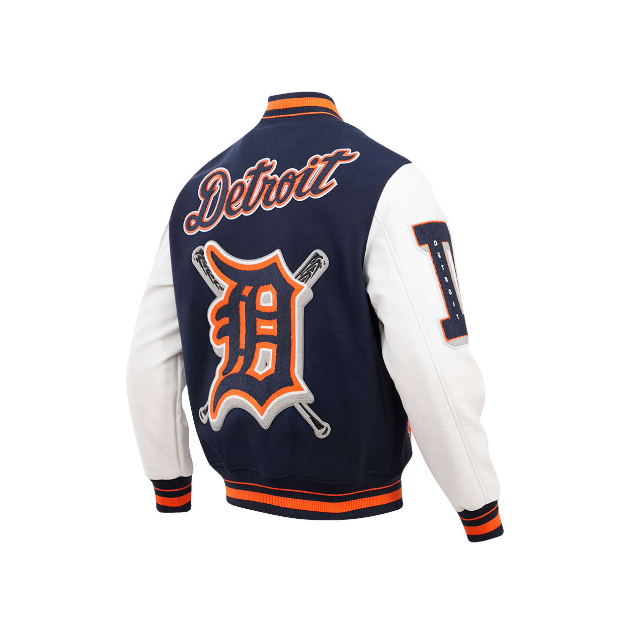 Men's DETROIT TIGERS MASHUP Rib Wool Varsity Jacket