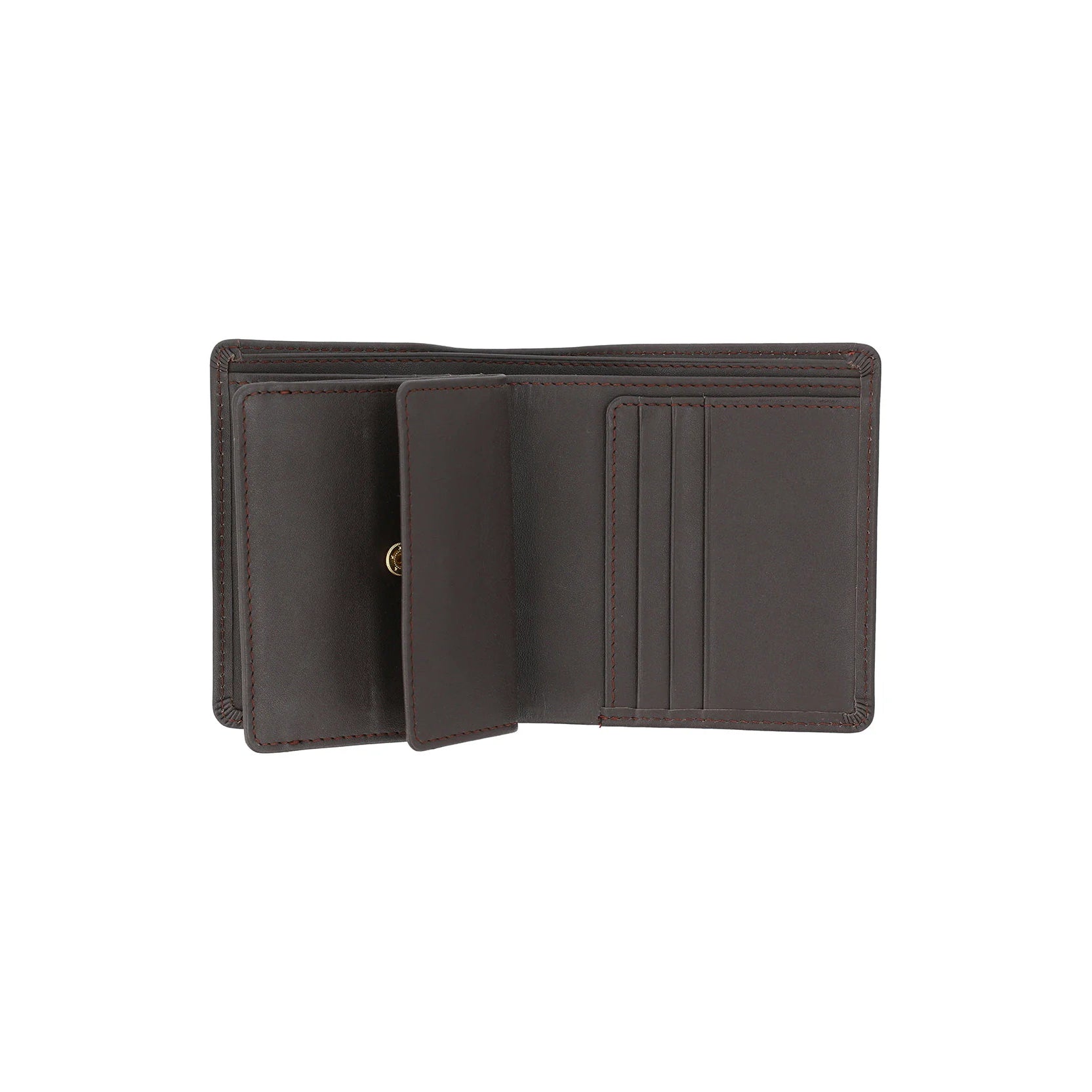 Men's Dark Brown Leather Wallet With 11 Card slots
