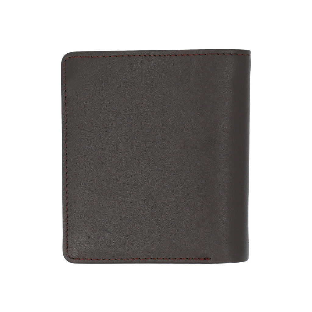 Men's Dark Brown Leather Wallet With 11 Card slots