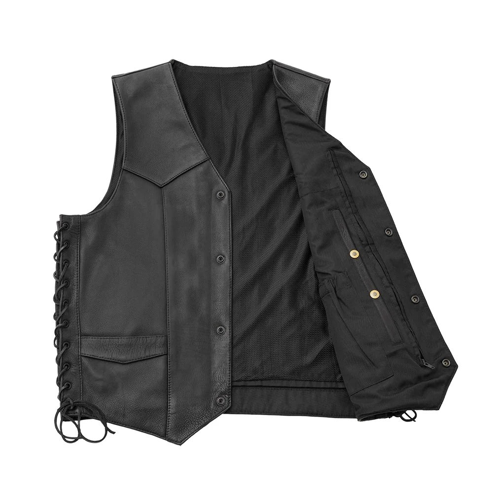 Men's Deadwood Leather Vest