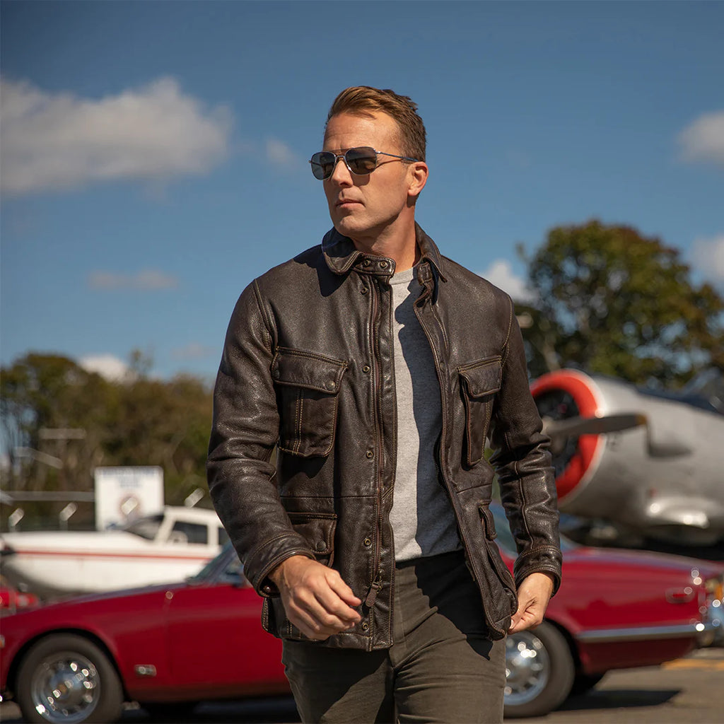 Men's Dispatch Motorcycle Leather Jacket