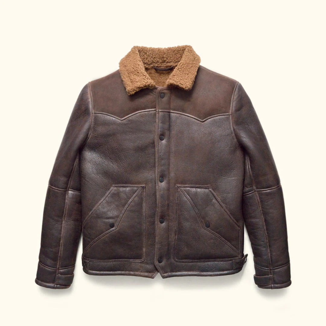 Men's Fur & Shearling Leather Jacket
