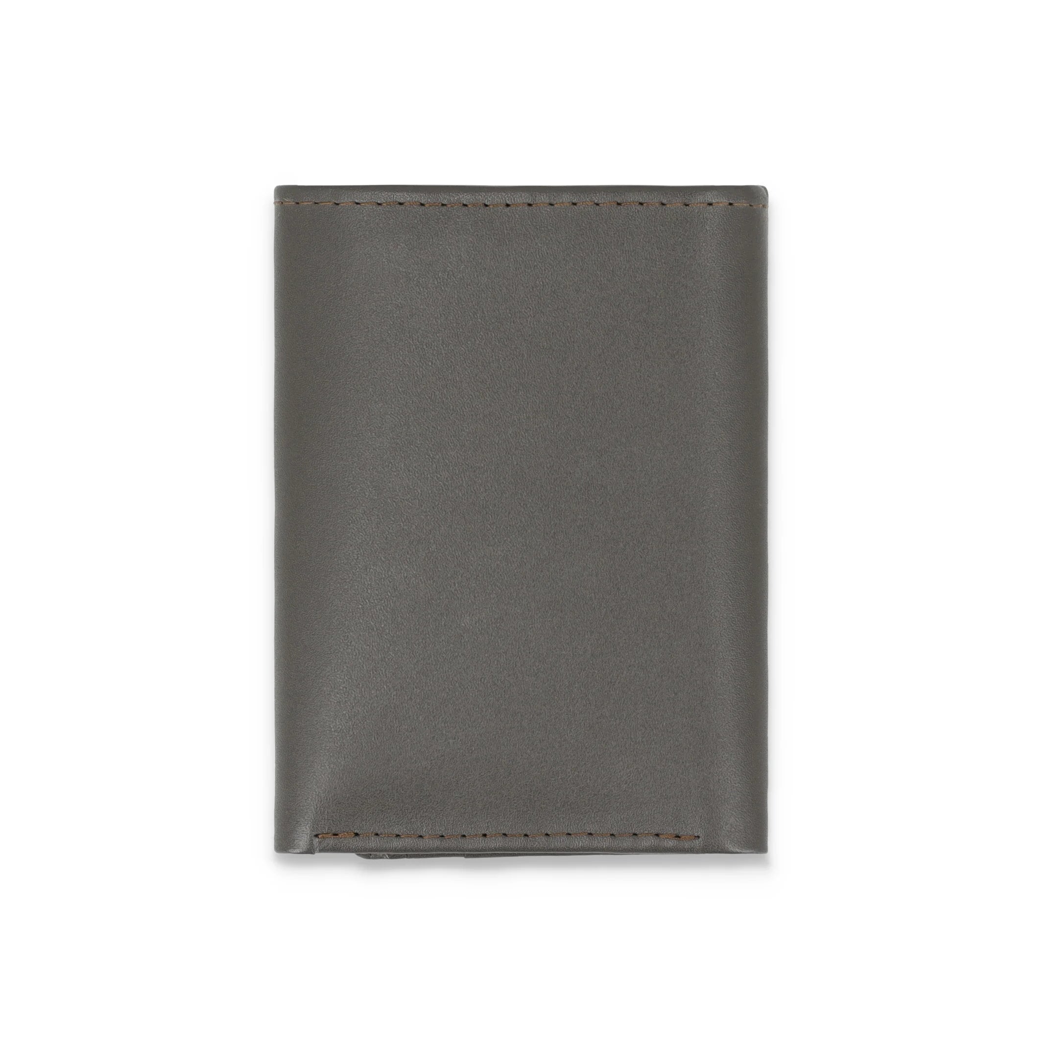 Men's Gray Leather Wallet With 8 Multi Functional Card Pockets