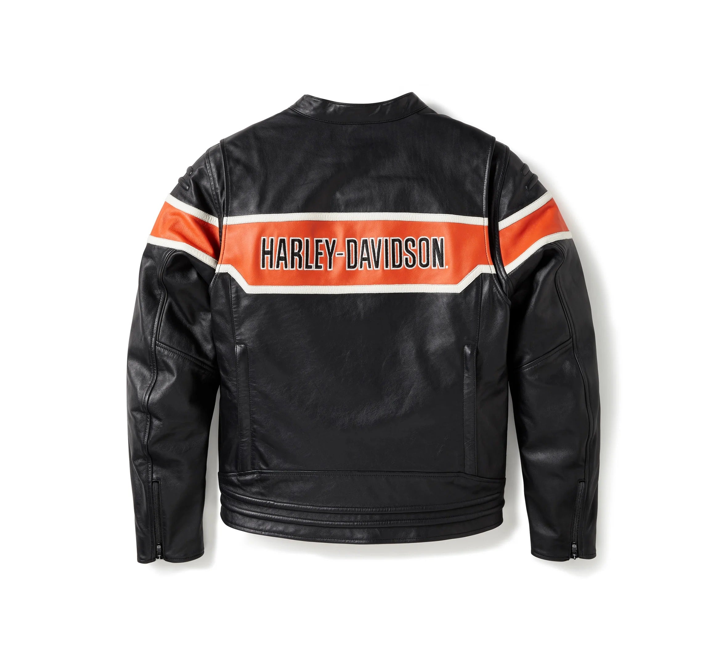 Men's H-D Trenton Leather Motorcycle Riding Jacket