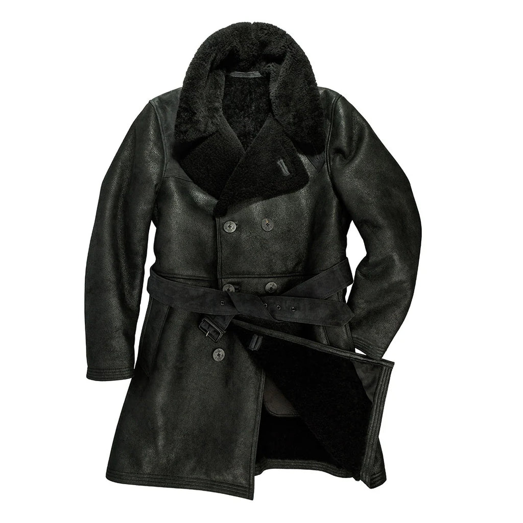 Men's Highview Shearling Trench Fur Coat