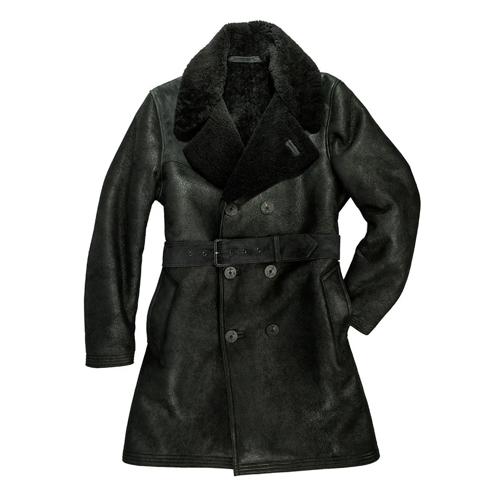 Men's Highview Shearling Trench Fur Coat