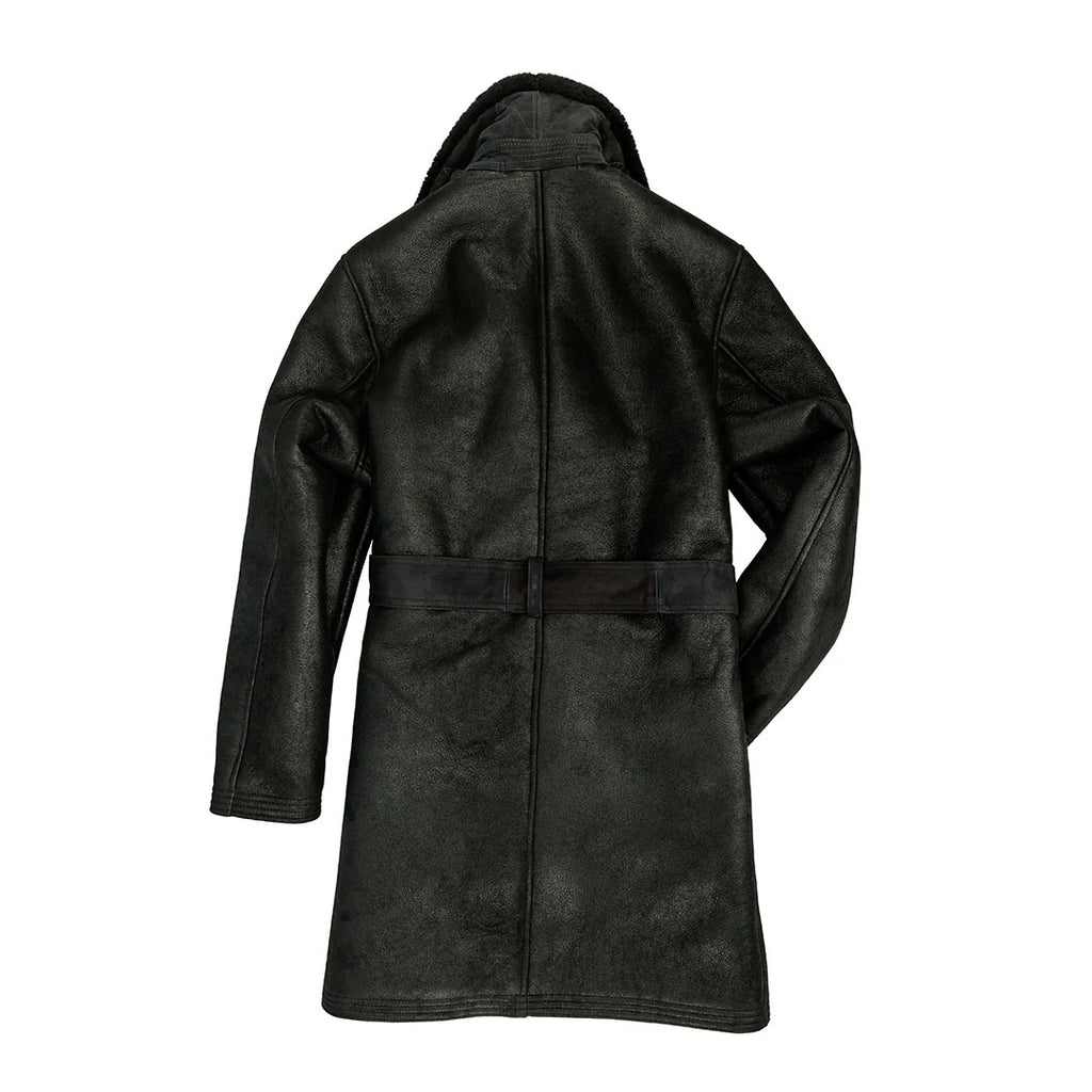Men's Highview Shearling Trench Fur Coat