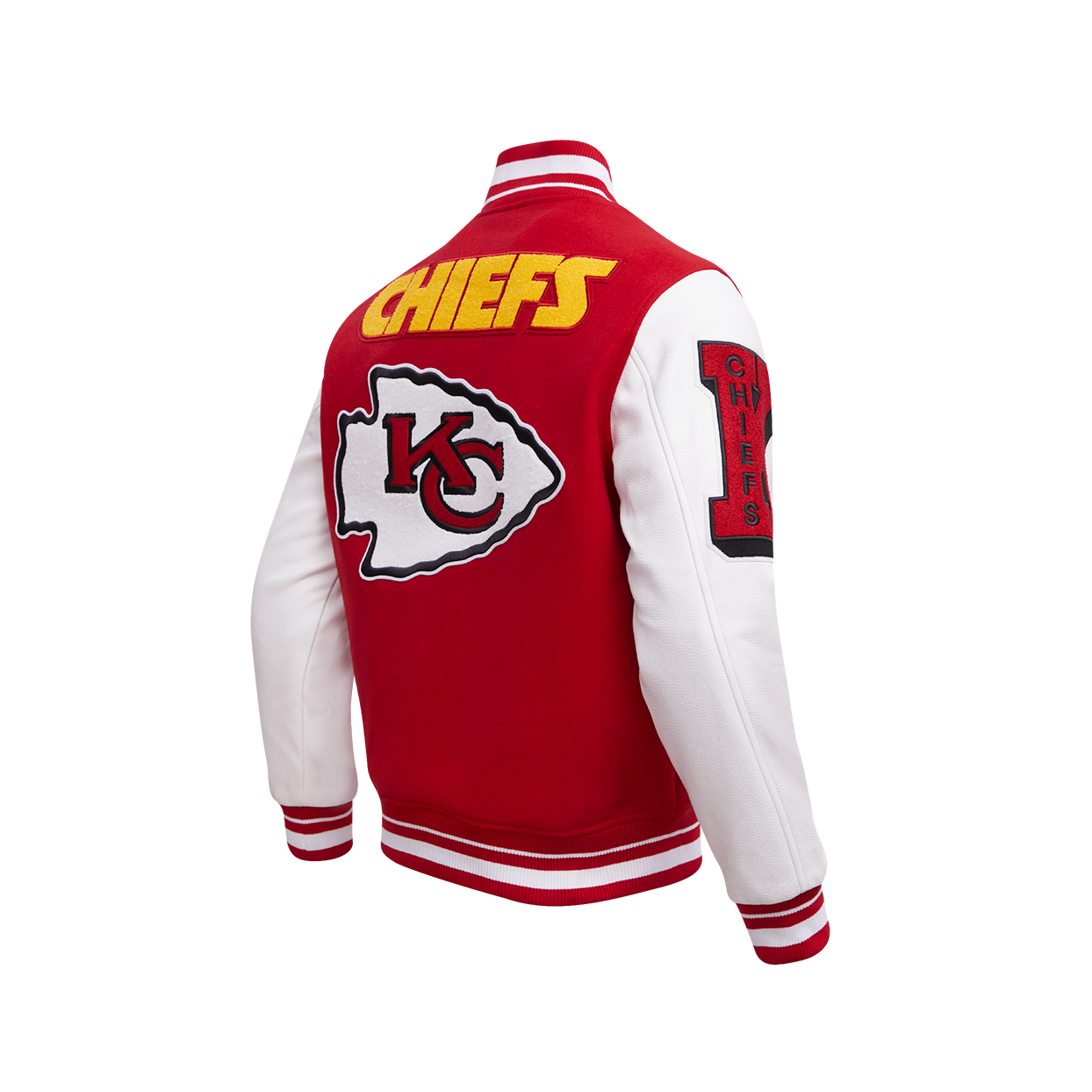 Men's KANSAS CITY CHIEFS Rib Wool Varsity Jacket