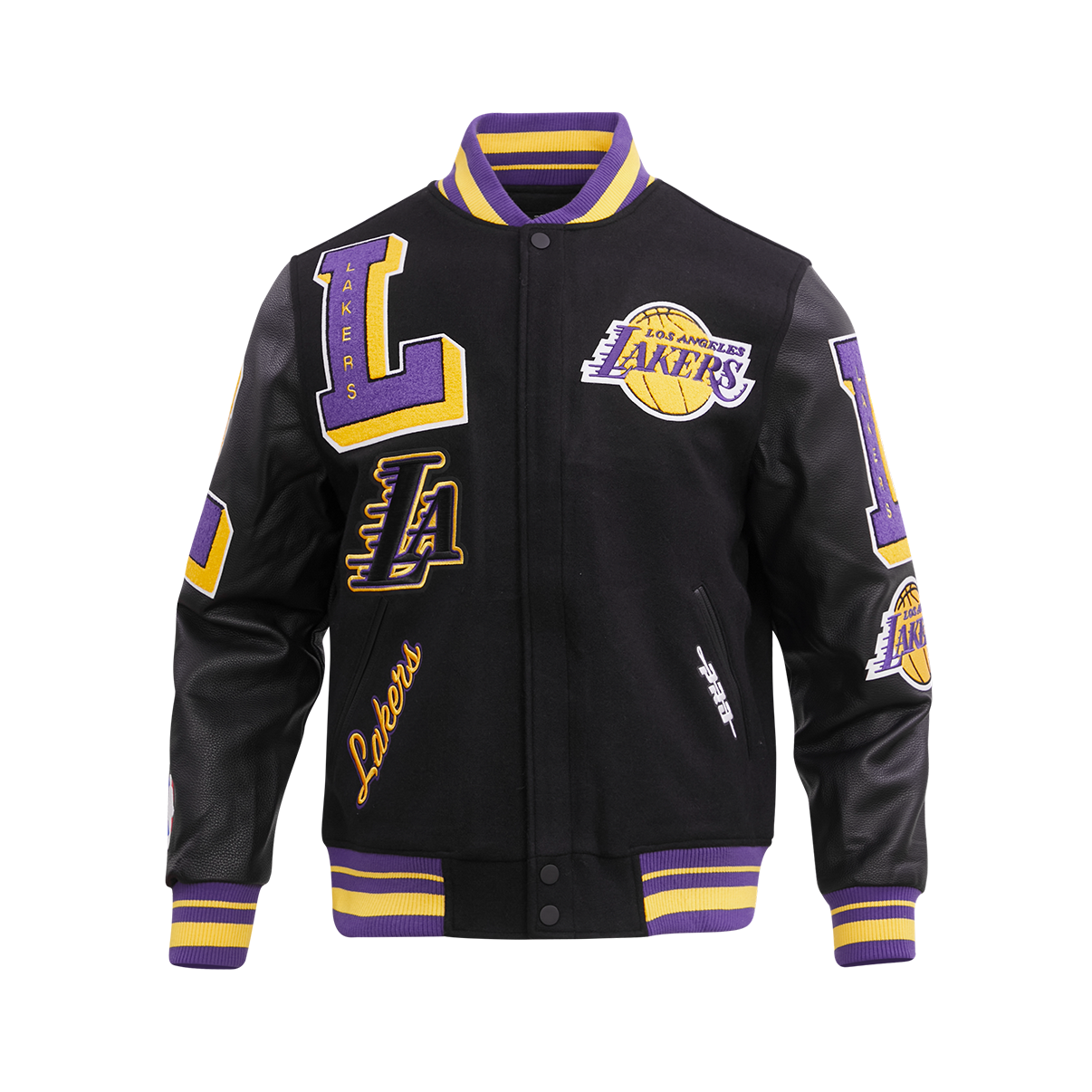 Men's LOS ANGELES LAKERS Rib Wool Varsity Jacket