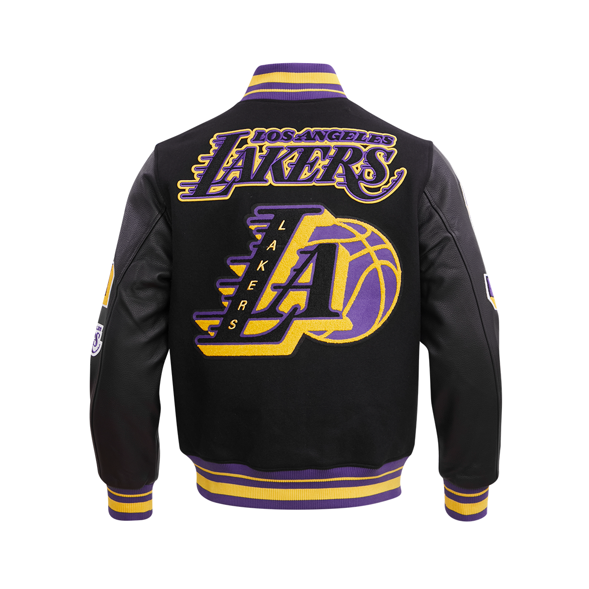 Men's LOS ANGELES LAKERS Rib Wool Varsity Jacket